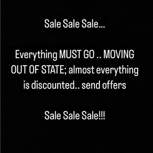 Everything must go..